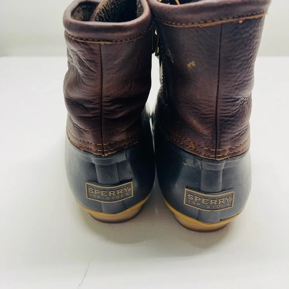 Sperry womens duck waterproof rubber boots size 8